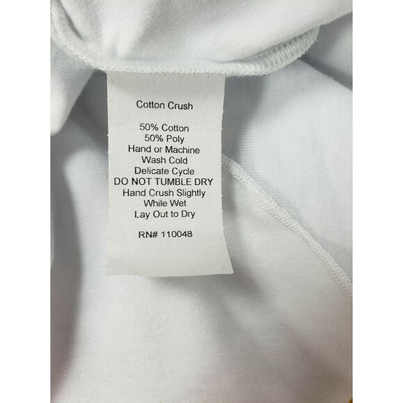 Noblu White Gold Long Sleeve Cotton & Poly Size XXL 2XL Lagenlook Top - Picture 7 of 7